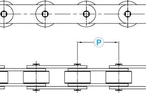 xích bước đôi c2050ss